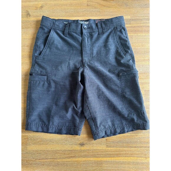 Urban Pipeline Boys 14 REG Dark grey Cargo Shorts Hits At Knee Super Flex - Picture 1 of 4
